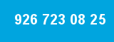 926 723 08 25 926 723 08 25